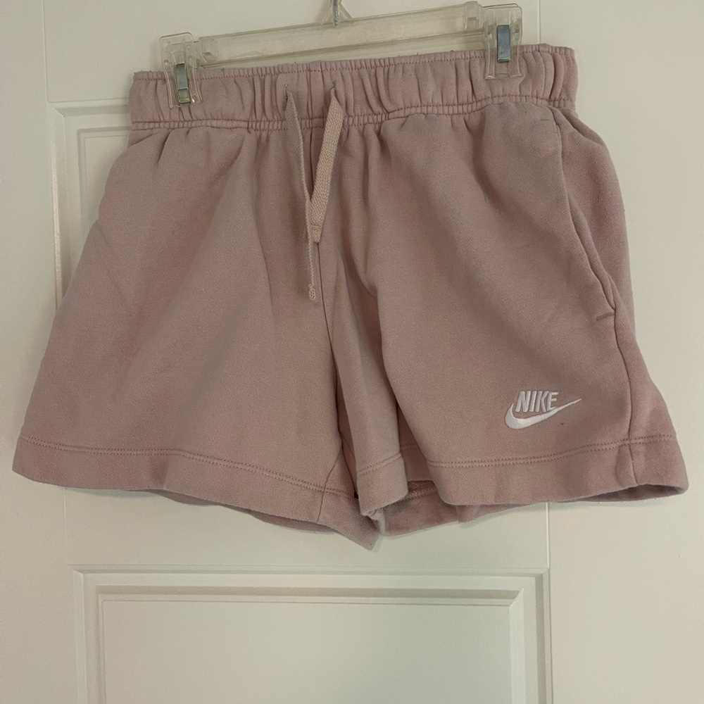 Nike Women's Soft Pink Athletic Shorts